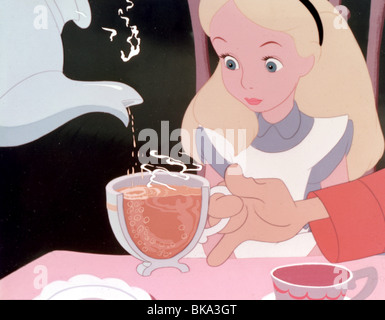 ALICE IN WONDERLAND (ANI - 1951) ANIMATED CREDIT DISNEY ALWD 004 OS Stock Photo