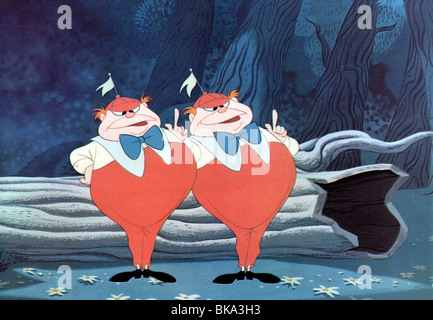 ALICE IN WONDERLAND (ANI - 1951) ANIMATED CREDIT DISNEY ALWD 005FOH Stock Photo