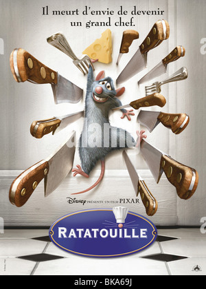 Ratatouille Year : 2007 Director : Brad Bird Animation Movie poster ...