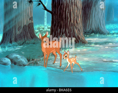 BAMBI -1942 CREDIT DISNEY Stock Photo