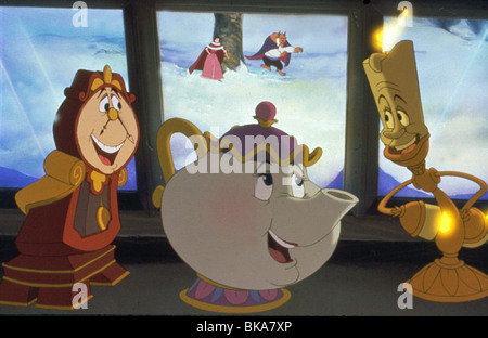 BEAUTY AND THE BEAST (ANI - 1991) ANIMATED CREDIT DISNEY BAB 019 Stock ...