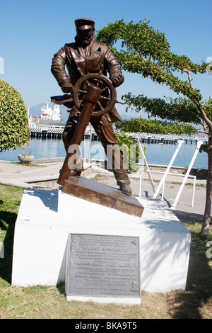 Maritime sculpture on the waterfront at Manzanillo,Mexico Stock Photo