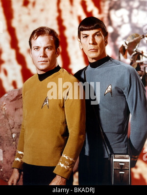 Star Trek  Year : 1966 - [TV-Series 1966-1969] USA Created by Gene Roddenberry  William Shatner, Leonard Nimoy Stock Photo