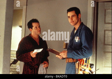 THE CABLE GUY (1996) MATTHEW BRODERICK, JIM CARREY CABG 073 Stock Photo