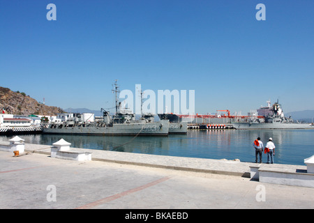 Naval ship of the Mexican's Navy's Pacific Naval Force. Stock Photo