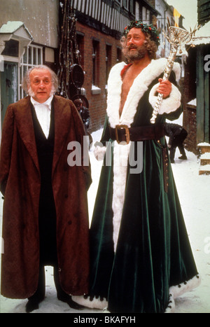 A CHRISTMAS CAROL (TVM) (1984) GEORGE C SCOTT, EDWARD WOODWARD ACCR 010 Stock Photo