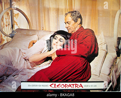 CLEOPATRA (1963) ELIZABETH TAYLOR, REX HARRISON CLEP 024 Stock Photo