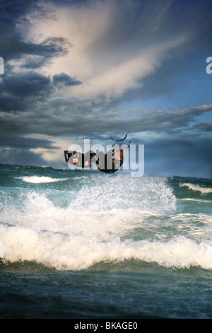 kite surfer Stock Photo