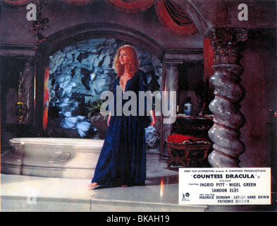 COUNTESS DRACULA (1971) INGRID PITT CDRA 004FOH Stock Photo