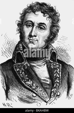 Masséna, André, 6.5.1756 - 14.4.1817, French general, portrait, wood engraving, 19th century, ,