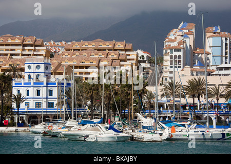 Estepona Port, Andalucia, Malaga Province, Spain Stock Photo