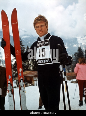 DOWNHILL RACER (1969) ROBERT REDFORD DHRC 003CP Stock Photo