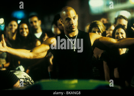 THE FAST AND THE FURIOUS (2001) RACER X, STREET WARS (ALT) VIN DIESEL FATF 055 Stock Photo