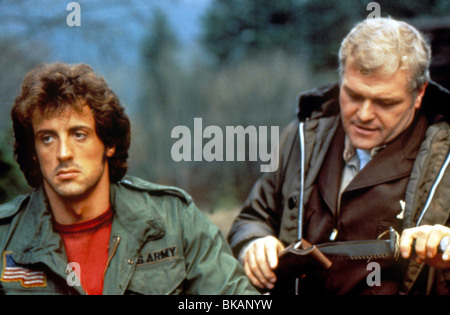 RAMBO: FIRST BLOOD (1982) SYLVESTER STALLONE, BRIAN DENNEHY FSTB 001 MOVIESTORE COLLECTION LTD Stock Photo