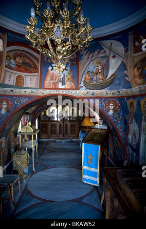 Aegina Greece Aegina Harbour St Nicholas Chapel Built In 1693 Saint Nicholas Is The Patron Saint Of Sailors Stock Photo