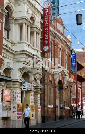 Chinatown, Little Bourke Street, Melbourne, Victoria, Australia Stock Photo