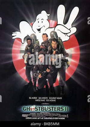 Ghostbusters 2  Year : 1989 Director : Ivan Reitman Ernie Hudson, Bill Muray, Dan Aykroyd, Harold Ramis ,  Movie poster (USA) Stock Photo