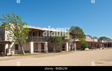 Texas, Hill Country, Brackettville, Alamo Village, movie location since 1951 Stock Photo