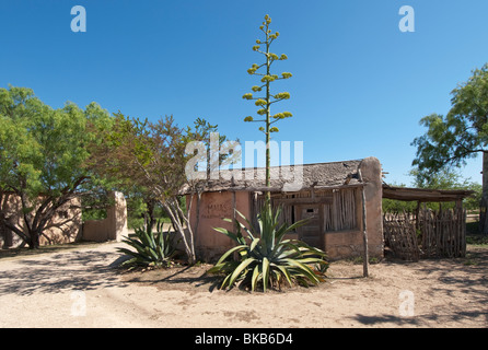 Texas, Hill Country, Brackettville, Alamo Village, movie location since 1951, Maias Trading Post Stock Photo