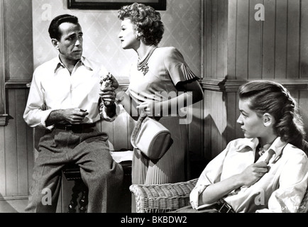 KEY LARGO, Humphrey Bogart, Claire Trevor, Lauren Bacall, 1948 Stock ...