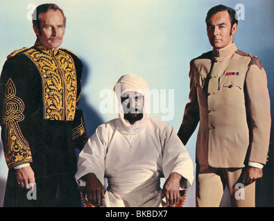 KHARTOUM (1966) CHARLTON HESTON, LAURENCE OLIVIER, RICHARD JOHNSON KHAR 001FOH Stock Photo