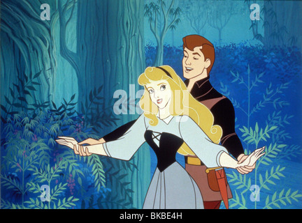 SLEEPING BEAUTY (ANI - 1959) ANIMATED CREDIT DISNEY SLPB 030 Stock Photo