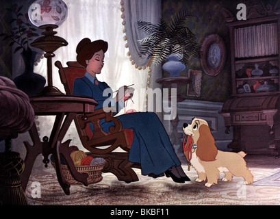LADY AND THE TRAMP (ANI - 1955) ANIMATED CREDIT DISNEY LATT 015FOH Stock Photo