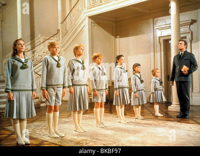 THE SOUND OF MUSIC(1965) CHARMIAN CARR, NICHOLAS HAMMOND, HEATHER MENZIES, DUANE CHASE, ANGELA CARTWRIGHT, DEBBIE TURNER, KYM Stock Photo