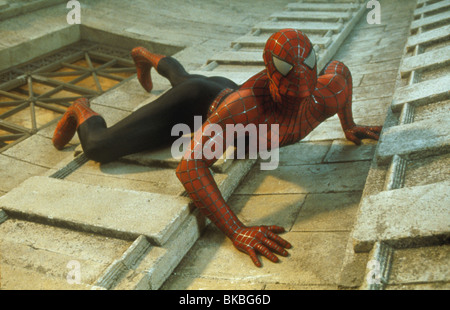 SPIDER-MAN (2002) SPIDERMAN (ALT) TOBEY MAGUIRE SPDR 028 Stock Photo