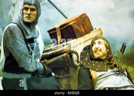 MONTY PYTHON AND THE HOLY GRAIL ERIC IDLE centre, three headed knight l ...