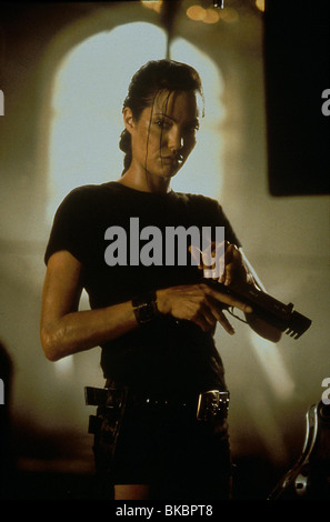 LARA CROFT: TOMB RAIDER ANGELINA JOLIE TBRR 005 Stock Photo