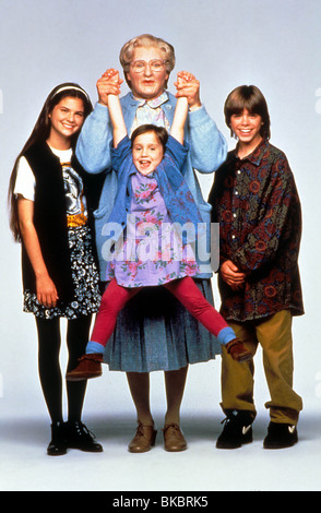 MRS DOUBTFIRE (1993) LISA JAKOUB, ROBIN WILLIAMS, MARA WILSON, MATTHEW LAWRENCE MDF 027 H Stock Photo