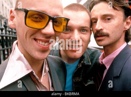 TRAINSPOTTING EWEN BREMNER, EWAN McGREGOR, ROBERT CARLYLE TASP 010 Stock Photo