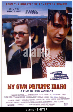 MY OWN PRIVATE IDAHO poster for 1991 New Line film with River Phoenix ...
