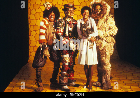 THE WIZ (1978) MICHAEL JACKSON, NIPSEY RUSSELL, DIANA ROSS, TED ROSS WIZT 005 Stock Photo