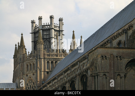 The Octagon 'Lantern' Tower of Ely Cathedral, Cambridgeshire, England Stock Photo