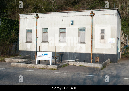 South West Water pumpning station at Par, Cornwall Stock Photo