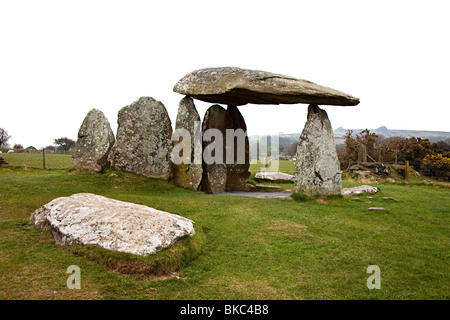 Pentre Ifan burial chamber Preseli hills Wales UK Stock Photo