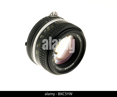 Nikon 50mm lens Stock Photo