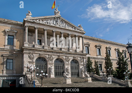 Biblioteca Nacional 'National Library of Spain Madrid on the Paseo de Recoletos. Stock Photo