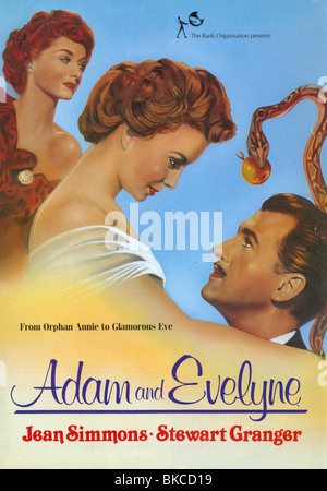ADAM AND EVELYNE -1949 POSTER Stock Photo