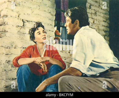 THE BIG COUNTRY (1958) JEAN SIMMONS, GREGORY PECK BGCY 001FOH Stock Photo