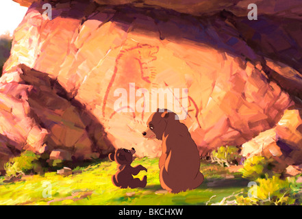 BROTHER BEAR (2003) ANIMATED CREDIT DISNEY KODA (CHARACTER), KENAI (CHARACTER) BRAR 001-006 Stock Photo