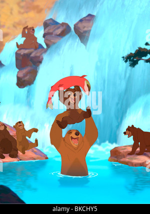 BROTHER BEAR (2003) ANIMATED CREDIT DISNEY KODA (CHARACTER), KENAI (CHARACTER) BRAR 001-013 Stock Photo