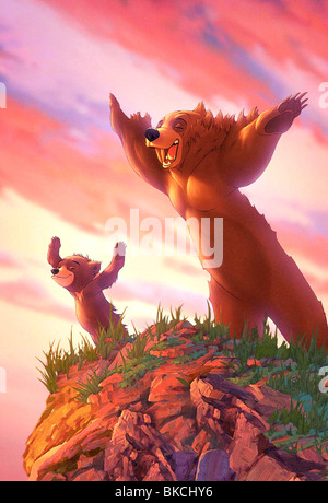 BROTHER BEAR (2003) ANIMATED CREDIT DISNEY KODA (CHARACTER), KENAI (CHARACTER) BRAR 001-014 Stock Photo