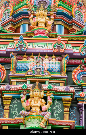 Details of the Sri Siva Subramaniya Swami Hindu temple in Nadi on Fiji Stock Photo