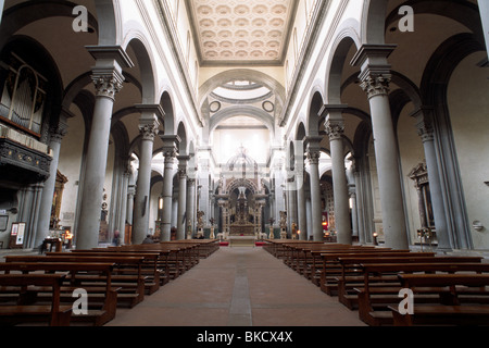 Church of Santo Spirito, Florence, Tuscany, Italy Stock Photo