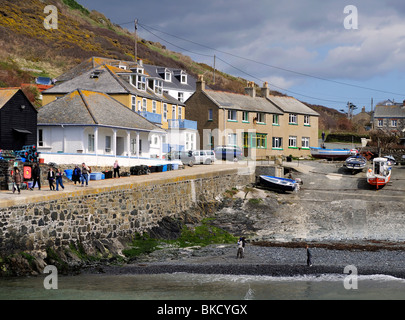 the harbour at mullion cove in cornwall, uk Stock Photo