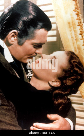 GONE WITH THE WIND (1939) CLARK GABLE,VIVIEN LEIGH, VICTOR FLEMING (DIR) GWW 063 Stock Photo