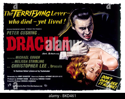 HORROR OF DRACULA -1958 POSTER Stock Photo